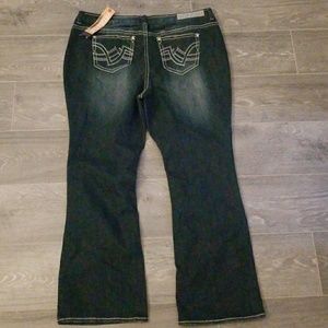 Hydraulic Lola women's mid rise boot cutjeans  24W